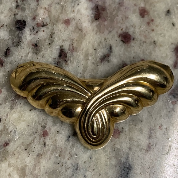 Beautiful Exquisite Solid 14K Gold Angel Wings/Butterfly Pendant Slide. Unique! - Picture 6 of 12